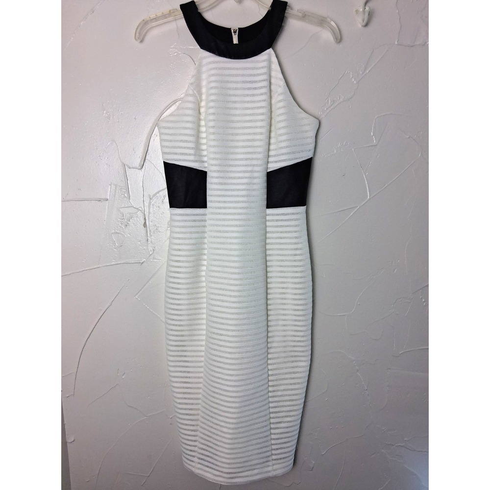 Guess Bonita Sleeveless‎ Midi Dress Size Small Lined Form Fitting Office Siren